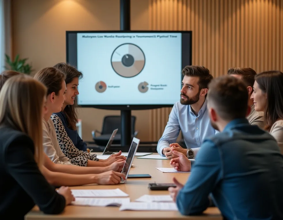 Persuasion training workshop with team