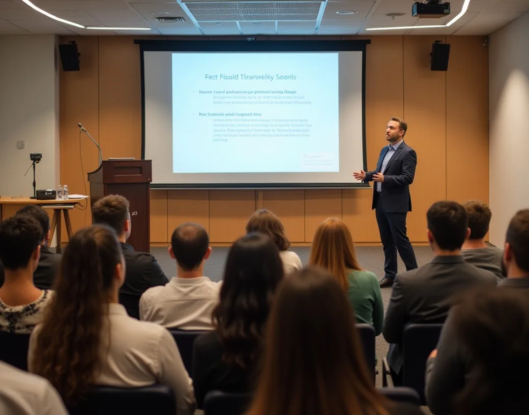 Rhetoric coach improving speaking skills